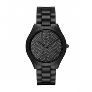 Uhrenarmband Michael Kors MK3449 Keramik Schwarz 20mm
