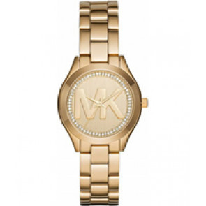 Uhrenarmband Michael Kors MK3477 Stahl Vergoldet 16mm