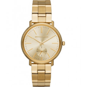 Uhrenarmband Michael Kors MK3500 Stahl Vergoldet 18mm