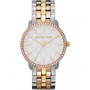 Uhrenarmband Michael Kors MK3502 Stahl Mehrfarbig 18mm