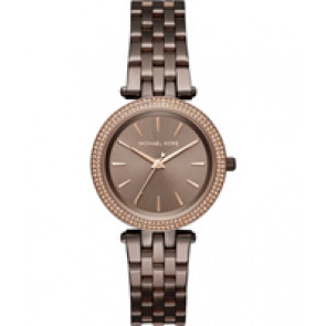 Uhrenarmband Michael Kors MK3553 Stahl Braun 16mm