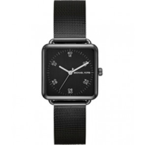 Uhrenarmband Michael Kors MK3562 Stahl Schwarz 18mm