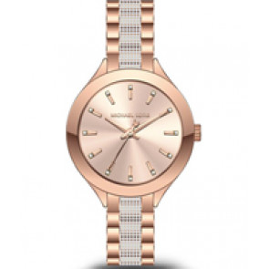 Uhrenarmband Michael Kors MK3573 Stahl Rosé 14mm