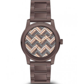 Uhrenarmband Michael Kors MK3594 Stahl Braun 20mm