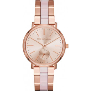 Uhrenarmband Michael Kors MK3661 Stahl Rosé 18mm