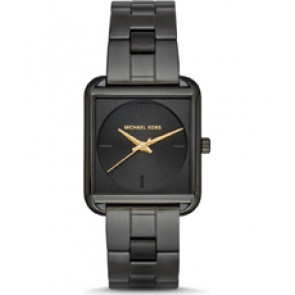 Uhrenarmband Michael Kors MK3666 Stahl Schwarz 20mm
