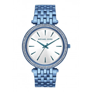 Uhrenarmband Michael Kors MK3675 Stahl Blau 20mm