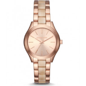 Uhrenarmband Michael Kors MK3701 Stahl Zweifarbig 16mm