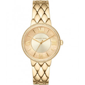 Uhrenarmband Michael Kors MK3704 Stahl Vergoldet 16mm
