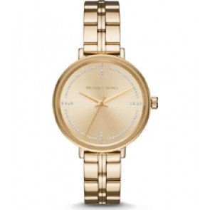 Uhrenarmband Michael Kors MK3792 Stahl Vergoldet 14mm