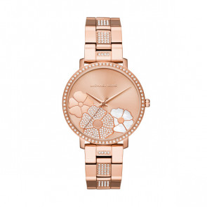 Uhrenarmband Michael Kors MK3865 Stahl Rosé 18mm