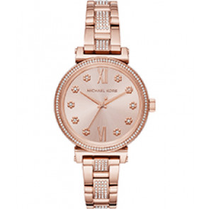 Uhrenarmband Michael Kors MK3882 Stahl Rosé 14mm