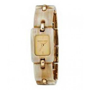 Uhrenarmband (Armband + Gehäuse-Kombination) Michael Kors MK4123 Kunststoff Zweifarbig 18mm
