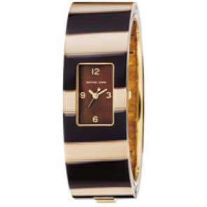 Uhrenarmband (Armband + Gehäuse-Kombination) Michael Kors MK4157 Kunststoff Braun 22mm