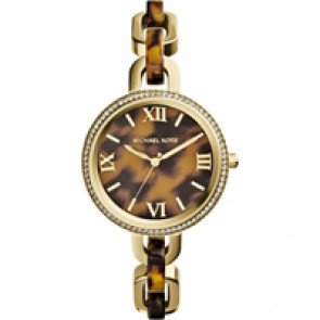 Uhrenarmband (Armband + Gehäuse-Kombination) Michael Kors MK4281 Stahl Vergoldet 13mm