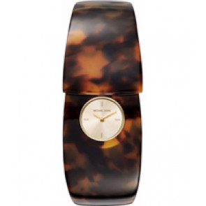 Uhrenarmband (Armband + Gehäuse-Kombination) Michael Kors MK4313 Kunststoff Braun