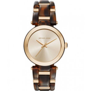 Uhrenarmband Michael Kors MK4314 Stahl Braun 21mm