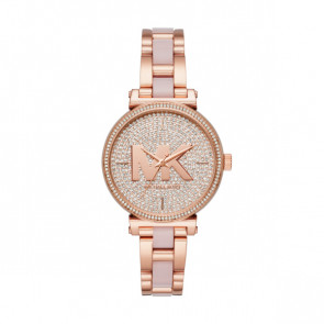 Uhrenarmband Michael Kors MK4336 Stahl Rosé 14mm