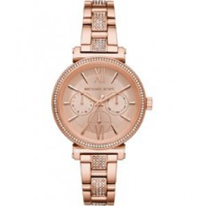 Uhrenarmband Michael Kors MK4354 Rostfreier Stahl Rosé 14mm