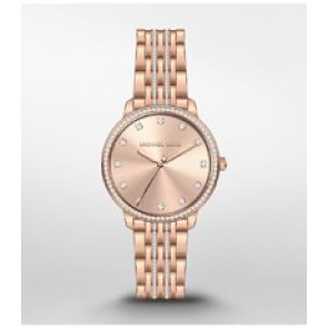 Uhrenarmband Michael Kors MK4369 Rostfreier Stahl Rosé 16mm