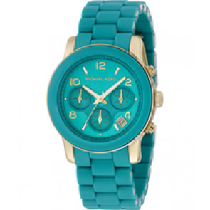 Uhrenarmband Michael Kors MK5266 Stahl Türkis 20mm