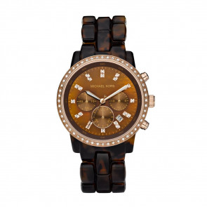 Uhrenarmband Michael Kors MK5366 Kunststoff Braun 8mm