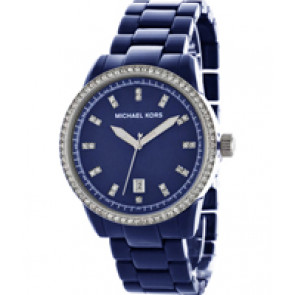 Uhrenarmband Michael Kors MK5371 Kunststoff Blau 18mm