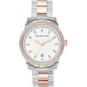 Uhrenarmband Michael Kors MK5405 Kunststoff Zweifarbig 18mm