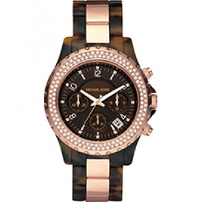 Uhrenarmband Michael Kors MK5416 Kunststoff Braun 20mm