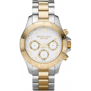 Uhrenarmband Michael Kors MK5455 Stahl Zweifarbig 18mm