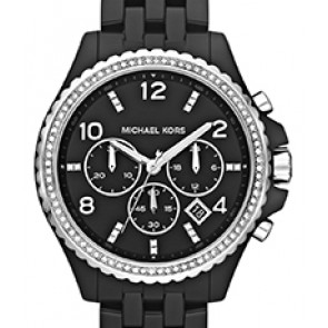 Uhrenarmband Michael Kors MK5490 Rostfreier Stahl Schwarz 20mm