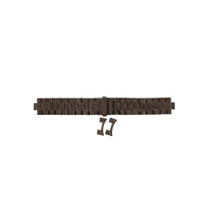Uhrenarmband Michael Kors MK5492 Rostfreier Stahl Braun 20mm