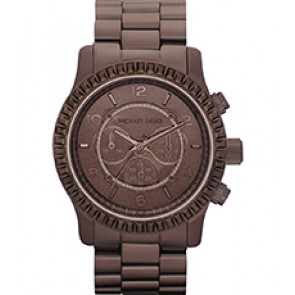 Uhrenarmband Michael Kors MK5543 Stahl Braun 24mm
