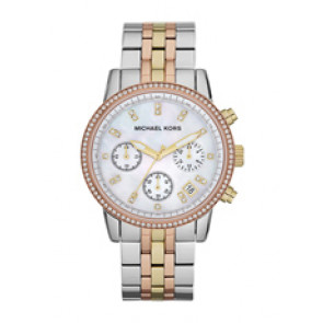 Uhrenarmband Michael Kors MK5650 Stahl Mehrfarbig 18mm
