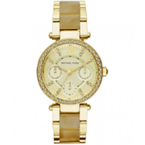 Uhrenarmband Michael Kors MK5842 Stahl Vergoldet 16mm