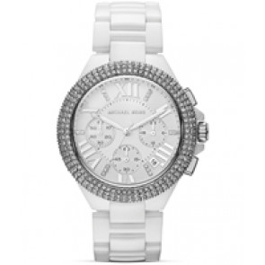 Uhrenarmband Michael Kors MK5843 Keramik Weiss 22mm
