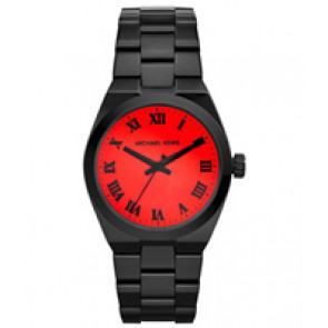 Uhrenarmband Michael Kors MK5992 Stahl Schwarz 20mm
