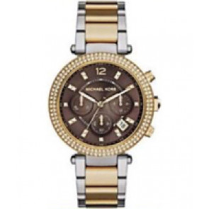 Uhrenarmband Michael Kors MK6055 Stahl Zweifarbig 16mm
