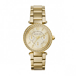 Uhrenarmband Michael Kors MK6056 Stahl Vergoldet 16mm