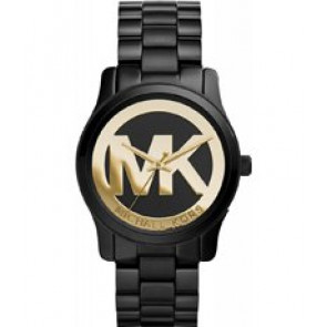 Uhrenarmband Michael Kors MK6057 Rostfreier Stahl Schwarz 20mm