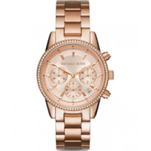 Uhrenarmband Michael Kors MK6077 Stahl Rosé 18mm