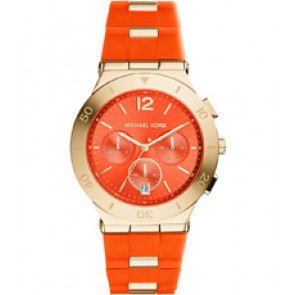 Uhrenarmband Michael Kors MK6172 Kunststoff Orange 22mm