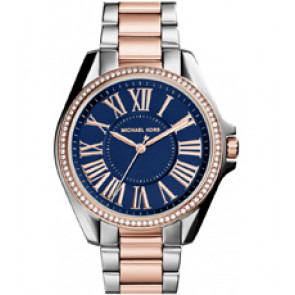 Uhrenarmband Michael Kors MK6185 Stahl Zweifarbig 18mm