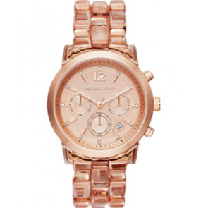 Uhrenarmband Michael Kors MK6203 Kunststoff Rosa 22mm