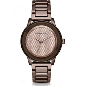 Uhrenarmband Michael Kors MK6245 Stahl Braun 20mm