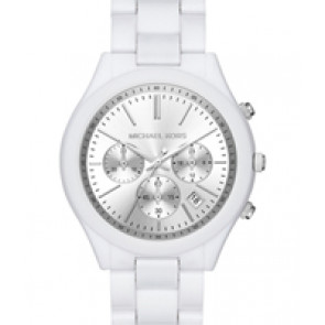 Uhrenarmband Michael Kors MK6254 Kunststoff Weiss 20mm