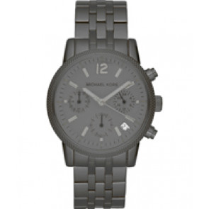 Uhrenarmband Michael Kors MK6259 Rostfreier Stahl Anthrazitgrau 18mm