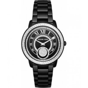 Uhrenarmband Michael Kors MK6289 Stahl Schwarz 20mm