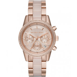 Uhrenarmband Michael Kors MK6307 Rostfreier Stahl Rosé 18mm