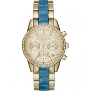 Uhrenarmband Michael Kors MK6328 Stahl Türkis 18mm